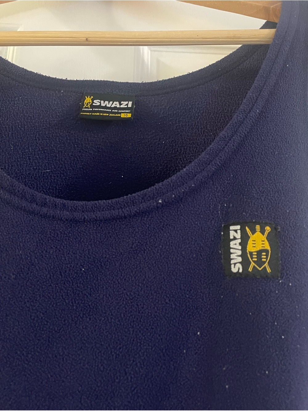 Women's Navy Fleece Swazi Tank Top